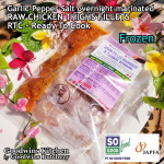 Chicken boneless-fillet skin-on LEGS-THIGHS ayam broiler paha frozen SoGood Food (price/pack 600gr 3pcs)